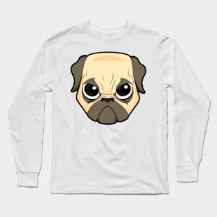 Angry Pug Long Sleeve T-Shirt